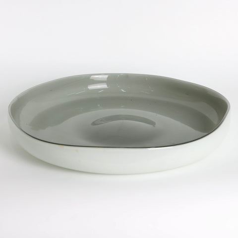 Glass Plate Décor | Glass Vase | Table Centerpiece