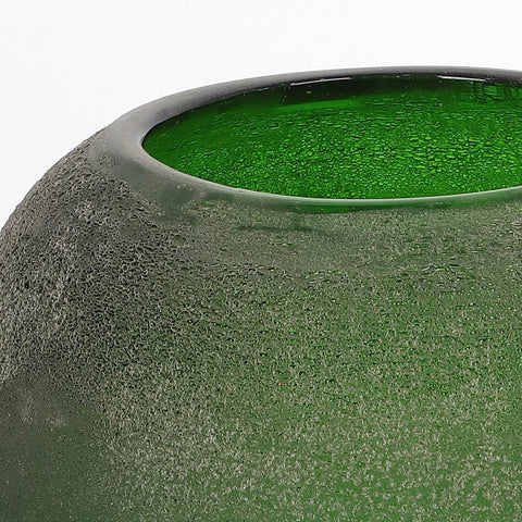 D22*H22.5Cm_X000D_ Glass Vase,Ball Shape Ice  _X000D_ Finish_X000D_ | Glass Vase | Table Centerpiece