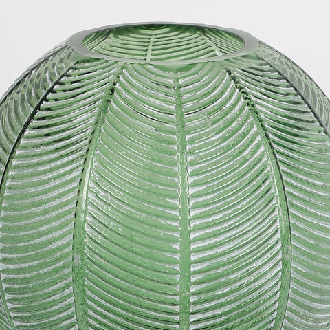 D20*H22   Handblown Glass Vase With Painted Gold | Glass Vase | Table Centerpiece