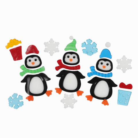 SS HL 6 X 12 PENGUINS GEL CLING