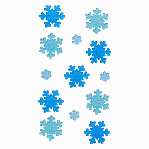 SS HL 6 X 12-IN SNOWFLAKES GC