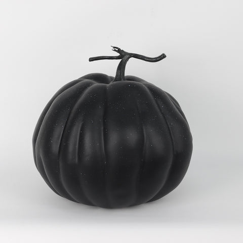 Black Spooky 13 Pumpkin Halloween Decoration