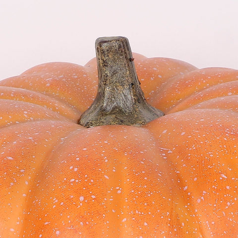 13" Orange Flat Pumpkin