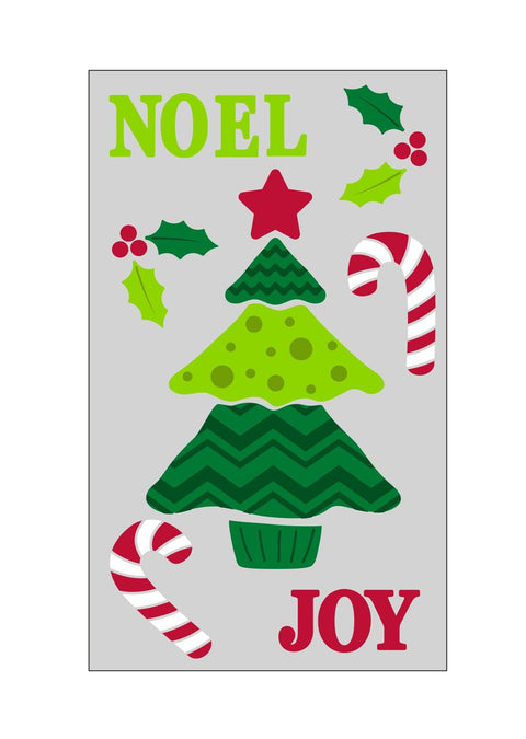SS HL 12 X 6IN TREE NOEL GC