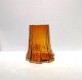 12*29*18Cm Amber Transparent Glass Pot Décor