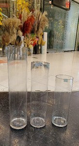 15*50Cm Transparent Glass Vase Decor