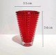 21*34Cm Red Glass Pot Décor