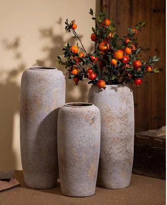 26X26X71 Cm Retro Style Vase Deco R