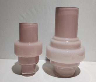 20*30Cm Pink Glass Vase Décor