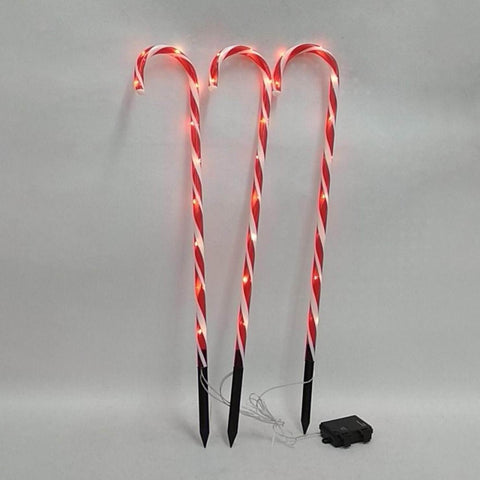 S/3 Candy Cane Yard Stick