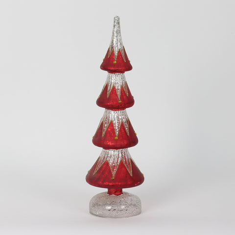 Christmas 4.0*13.25*0.0'' Glass Tree Décor W/Lite