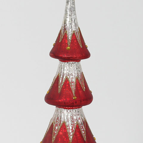 Christmas 4.0*13.25*0.0'' Glass Tree Décor W/Lite