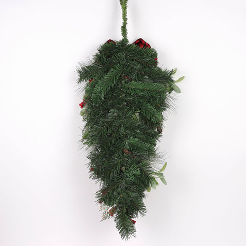 Teardrop Poinsettia 28"
