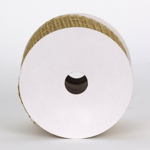 2.5"X10 Yds Gold Net Ribbon