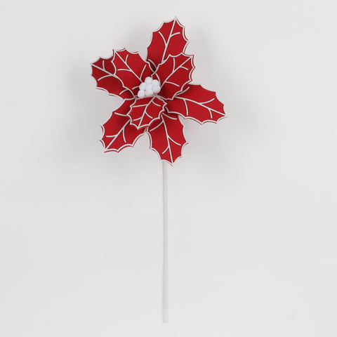 Dia:28Cmred/White Artificial Flower