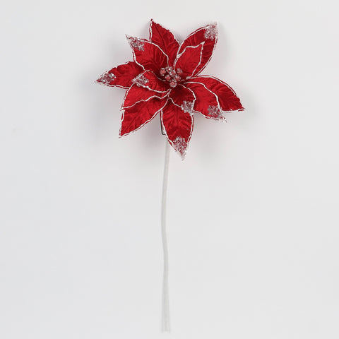 Dia:28Cmred/White Artificial Flower