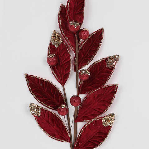 L:67Cmburgundy Artificial Flower