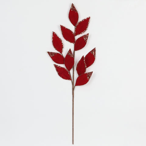 L:75Cmred Artificial Flower