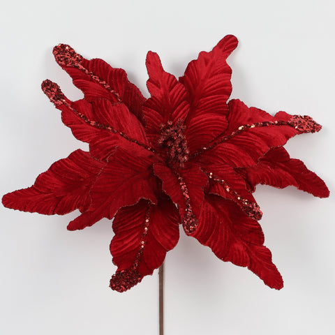 Dia:43Cmdeep Red Artificial Flower