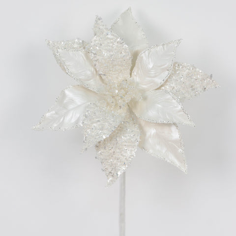Dia:28Cmwhite Artificial Flower