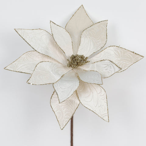 Dia:33Cmivory Artificial Flower