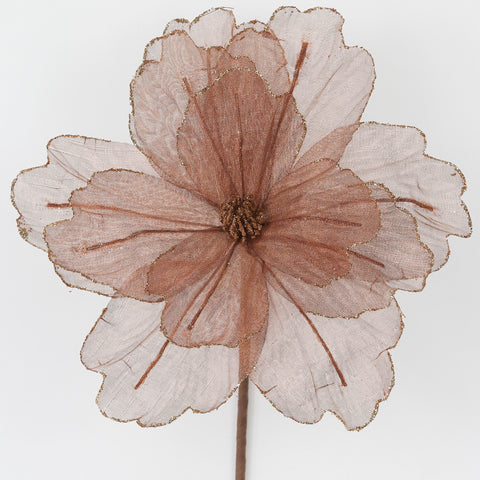 Dia:25Cmbrown Artificial Flower