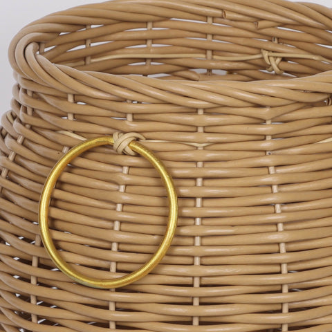 Plastic Rattern Basket