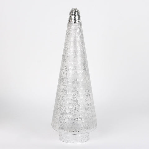 Christmas Glass Tree Cone Décor