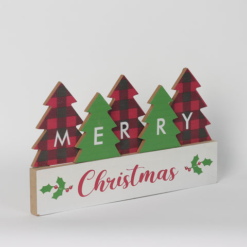13.375*0.75*7.75''Merry Christmas Sign Mdf Décor | Christmas Decor | Festive Holiday Decoration