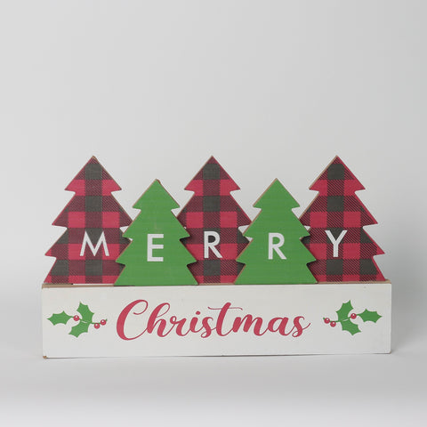 13.375*0.75*7.75''Merry Christmas Sign Mdf Décor | Christmas Decor | Festive Holiday Decoration