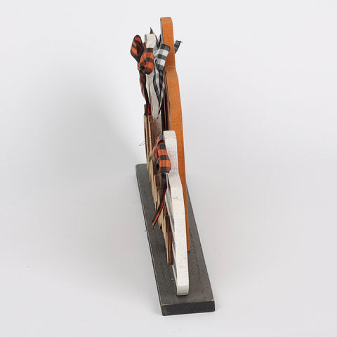 12*1.5*6.75‘’Happy Halloween Pumpkin Table Décor