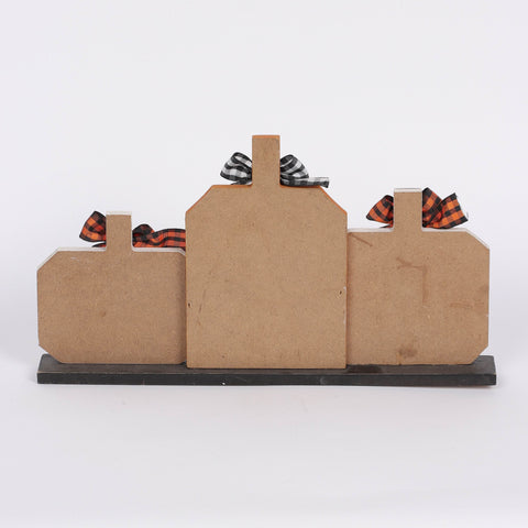 12*1.5*6.75‘’Happy Halloween Pumpkin Table Décor