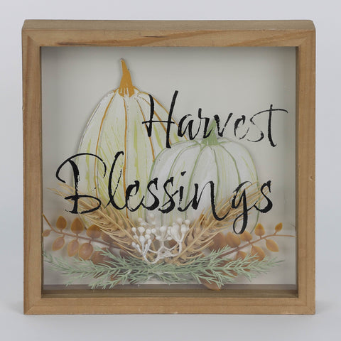 Harvest Blessings MDF Table Décor