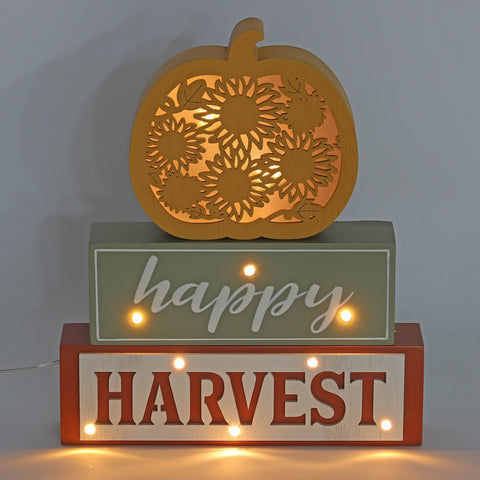 Mdf Fall Sign W/ Led