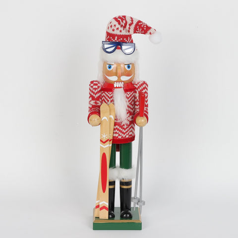 Christmas Skier Nutcracker Tabletop Décor – Gift Idea
