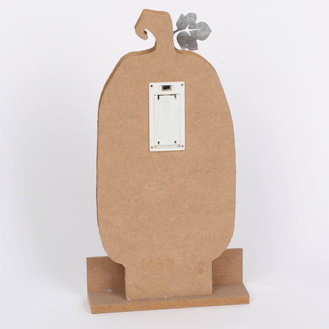 6.25*1.75*12‘’ Halloween Trick Or Treat Iron Pumpkin Décor