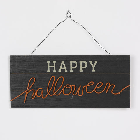10.25*2.0*8.0'' Happy Halloween Mdf Wall Hanger Décor