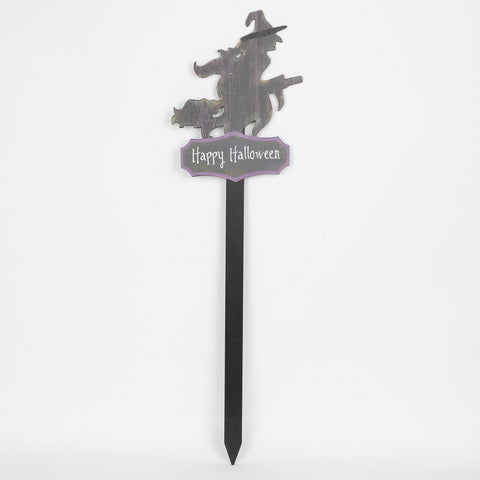 10.5*0.125*35.5‘’ Black Mdf Happy Halloween Décor