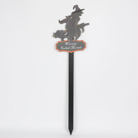 10.5*0.125*35.5'' Mdf Welcome Foolish Mortals Décor