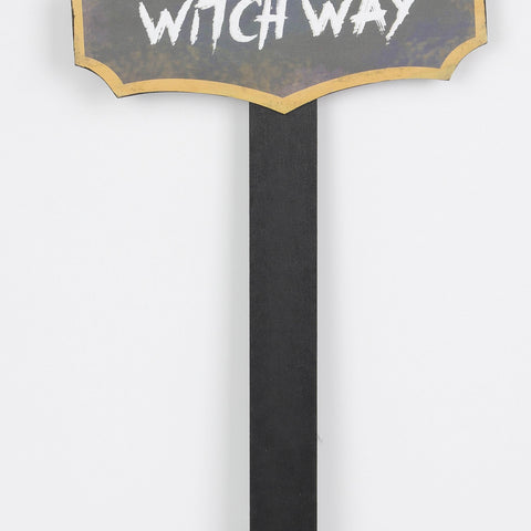 10.5*0.125*35.5''Halloween Witch Way Décor