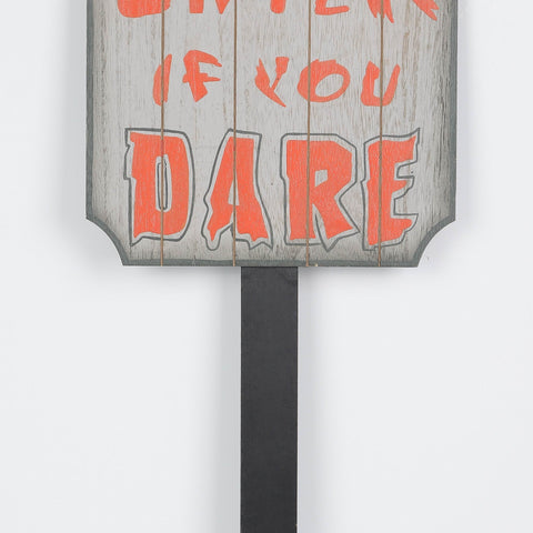 9*0.125*35.5'' Mdf Enter If You Dare Mdf Décor