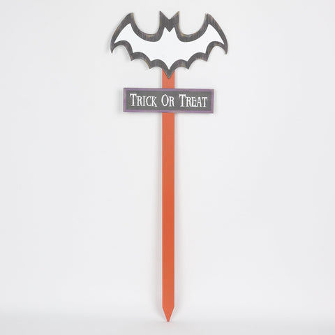 13.0*0.125*35.75''Halloween Trick Or Treat Bat Mdf Décor