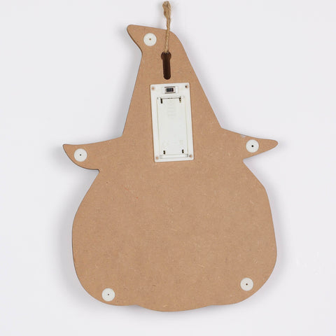 8.5*0.75*11.37‘’ Halloween Pumpkin Ghost Décor W/Lite