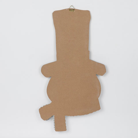 Christmas 12.25*23.5*0.5'' Snowman W/Black Hat Décor | Christmas Decor | Festive Holiday Decoration