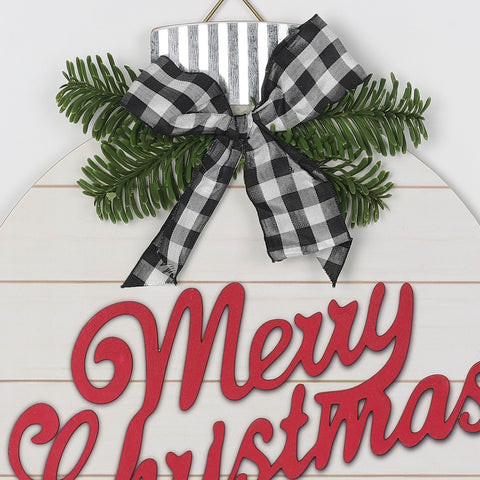 10.25*0.125*11.5'' Merry Christmas Sign Mdf Ornament | Christmas Decor | Festive Holiday Decoration