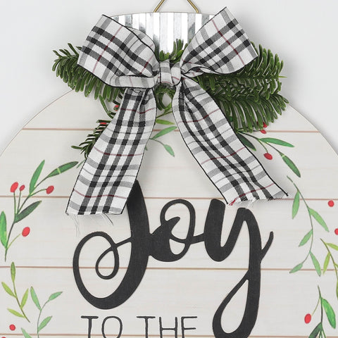 Christmas 10.25*0.125*11.5''Mdf Joy Sign Ornament | Christmas Decor | Festive Holiday Decoration