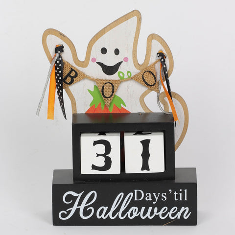 Halloween Countdown Days 'til Halloween Ghost Décor