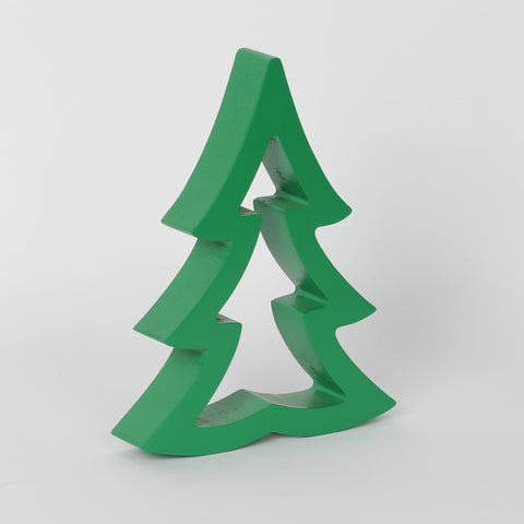Christmas 5.875*1.125*7.625'' Green Tree Décor | Christmas Decor | Festive Holiday Decoration