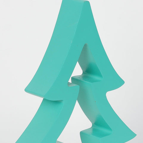 Christmas 5.875*1.125*7.625'' Blue Tree Décor | Christmas Decor | Festive Holiday Decoration