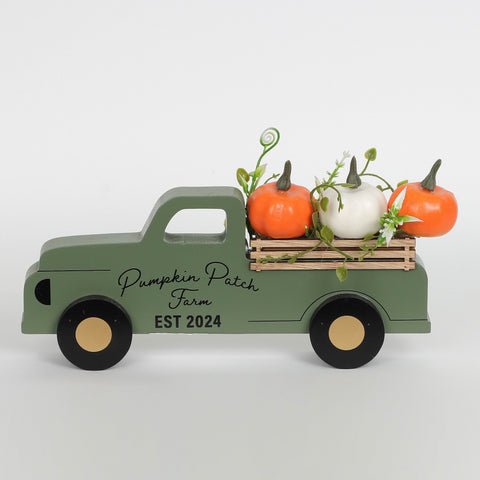 Harvest Pumpkin Patch Car Décor with Pumpkins